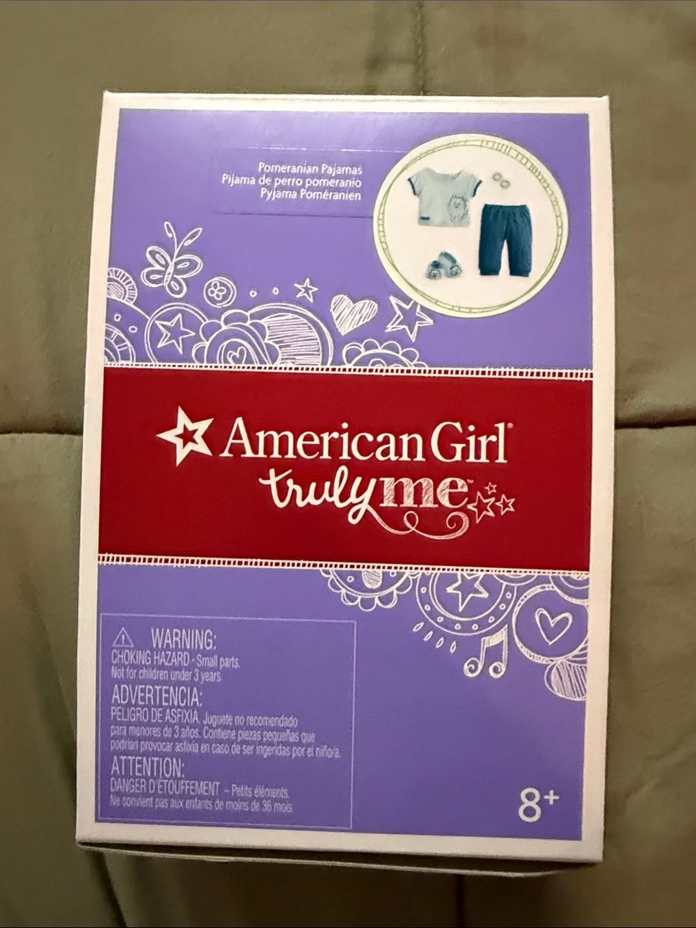 American Girl  Pajama Set with Booties